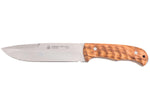 Couteau Puma IP Ondular IV 267215 lame 15cm manche olivier + étui en cuir