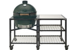 Plateau Big Green Egg en acier inoxydable pour table modulaire et bloc-armoire
