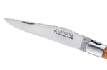 Couteau pliant Laguiole GILLES 5612 manche en genévrier 12cm avec mitre mate