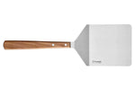 Spatule coudée à hamburger Triangle 41,5cm manche en bois de cerisier