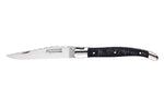 Couteau pliant Laguiole GILLES 5692 manche corne de buffle 12cm avec mitres en inox polies