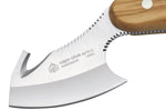 Couteau Puma IP Capo Olive 307107 lame 6,5cm manche olivier + étui en cuir