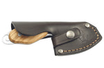 Couteau Puma IP Capo Olive 307107 lame 6,5cm manche olivier + étui en cuir