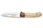 Couteau Puma IP Abedul 309711 lame 10,2cm manche bouleau/cocobolo + étui en cuir