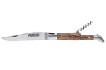 Couteau pliant Laguiole GILLES 8672 manche noyer 12cm avec tire-bouchon