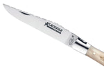 Couteau pliant Laguiole GILLES 8632 manche corne de bélier 12cm avec tire bouchon