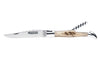 Couteau pliant Laguiole GILLES 8632 manche corne de bélier 12cm avec tire bouchon