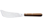 Spatule ajourée Triangle manche bois de cerisier 29cm