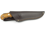 Couteau Puma IP Catamount II Eiche 307411 lame 11cm manche chêne + étui en cuir