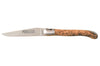 Couteau pliant Laguiole GILLES 9612 manche en bois de genévrier 12cm