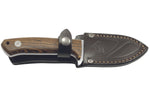 Couteau Puma IP Pollux II Oak 307609 lame 9cm manche bois de bocote + étui en cuir
