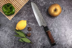 Couteau santoku Sayuto Desert Damas martelé 18cm