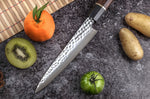 Couteau universel Sayuto Desert Damas martelé 15cm