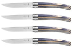Coffret 4 couteaux Opinel Table Chic lame 10cm acier Sandvik - Bouleau