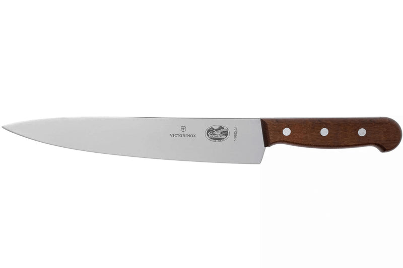 Couteau éminceur Victorinox 5.2000.22G lame 22cm manche en bois d'érable