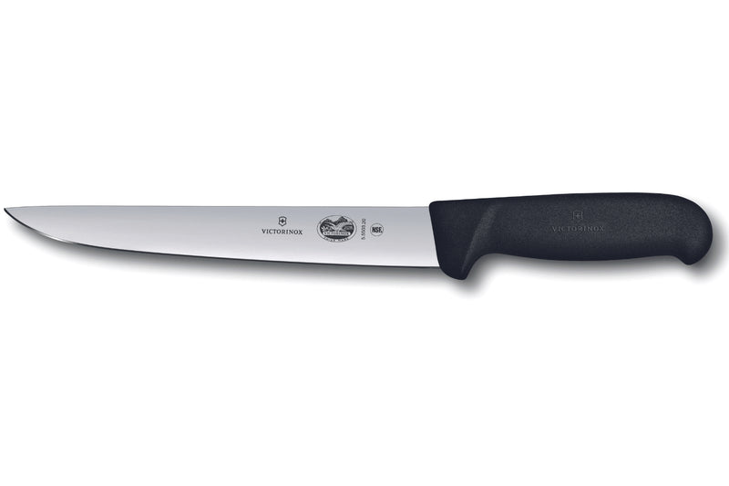 Couteau à saigner/découper Victorinox 5.5503.20 lame 20cm manche fibrox noir