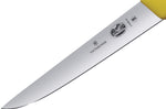 Couteau à saigner/découper Victorinox 5.5508.20 lame 20cm manche fibrox jaune