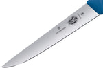Couteau à saigner/découper Victorinox 5.5502.20 lame 20cm manche fibrox bleu