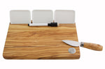 Coffret plateau à fromage avec couteau Bérard Acero en olivier