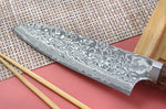 Couteau santoku japonais Takeshi Saji R2 Damas Mosaïque 17,5cm