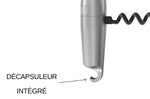 Tire-bouchon aluminium Lance coloris métal fabriqué en France