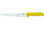 Couteau à dénerver/filet de sole Victorinox 5.3708.20 lame 20cm manche fibrox jaune