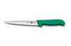 Couteau à dénerver/filet de sole Victorinox 5.3704.20 lame 20cm manche fibrox vert