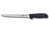 Couteau à dénerver/filet de sole Victorinox 5.3763.20 lame usée 20cm manche fibrox noir