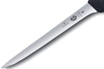 Couteau à dénerver/filet de sole Victorinox 5.3763.20 lame usée 20cm manche fibrox noir