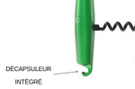 Tire-bouchon aluminium Lance coloris vert fabriqué en France