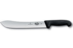 Couteau de boucher Victorinox 5.7403.25 lame pointe large 25cm manche fibrox noir
