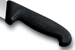 Couteau de boucher Victorinox 5.7403.25 lame pointe large 25cm manche fibrox noir