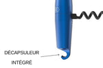 Tire-bouchon aluminium Lance coloris bleu fabriqué en France