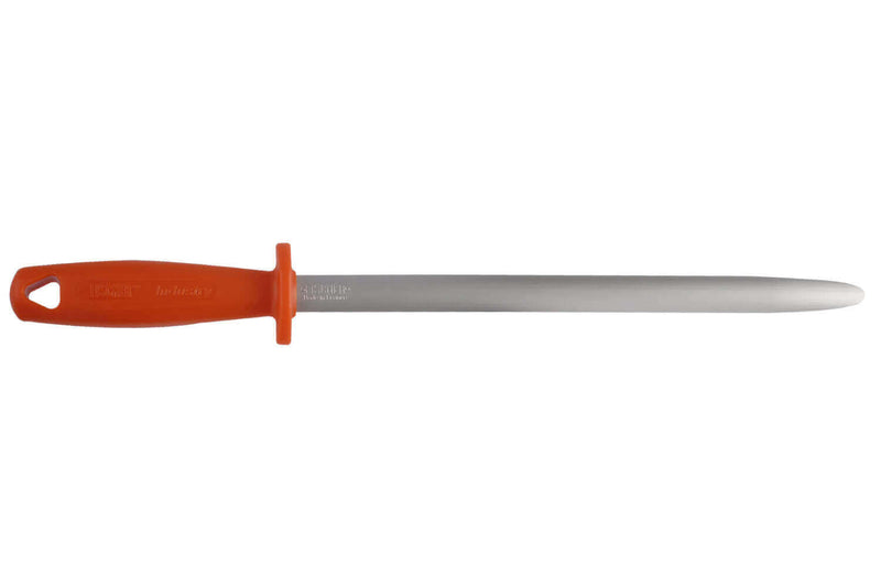 Fusil de boucher Fischer FISCHROM mèche ronde 30cm grain extra fin manche orange