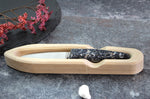 Couteau à huître Charles Canon manche en coquille de moules fabriqué en France + coffret en bois