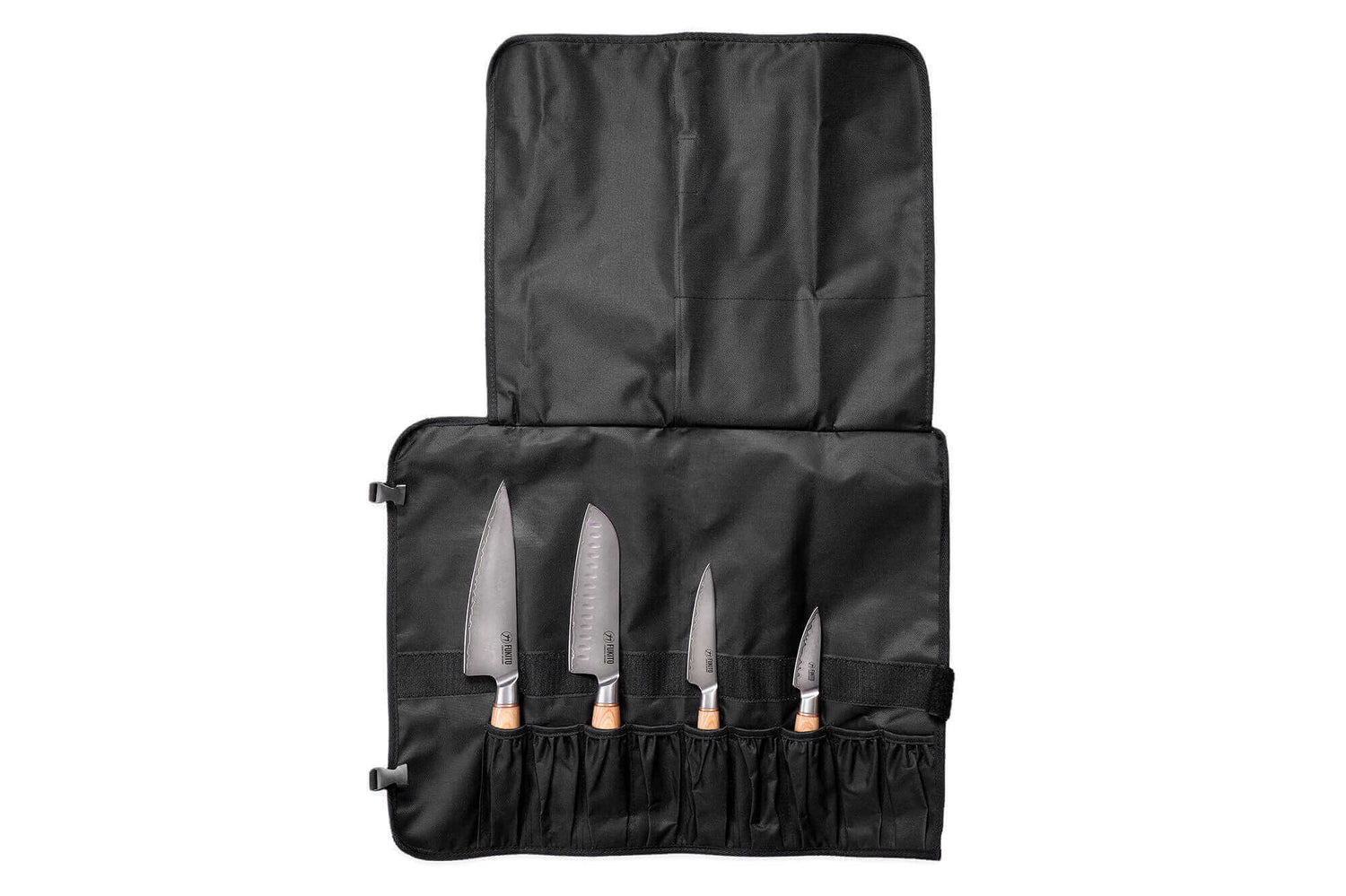 Mallette 4 couteaux de cuisine Fukito Pakka San Mai