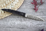 Couteau pliant Charles Canon Lavandiolle manche en lavande de Provence fabriqué en France + coffret en bois