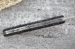 Couteau pliant Charles Canon Lavandiolle manche en lavande de Provence fabriqué en France + coffret en bois