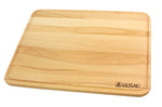 Planche à découper Wusaki en bois de hêtre certifié FSC avec rigole - 40 x 30 x 1,9 cm