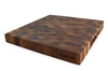 Billot de cuisine Wusaki en bois de noyer damier - 35 x 35 x 4 cm