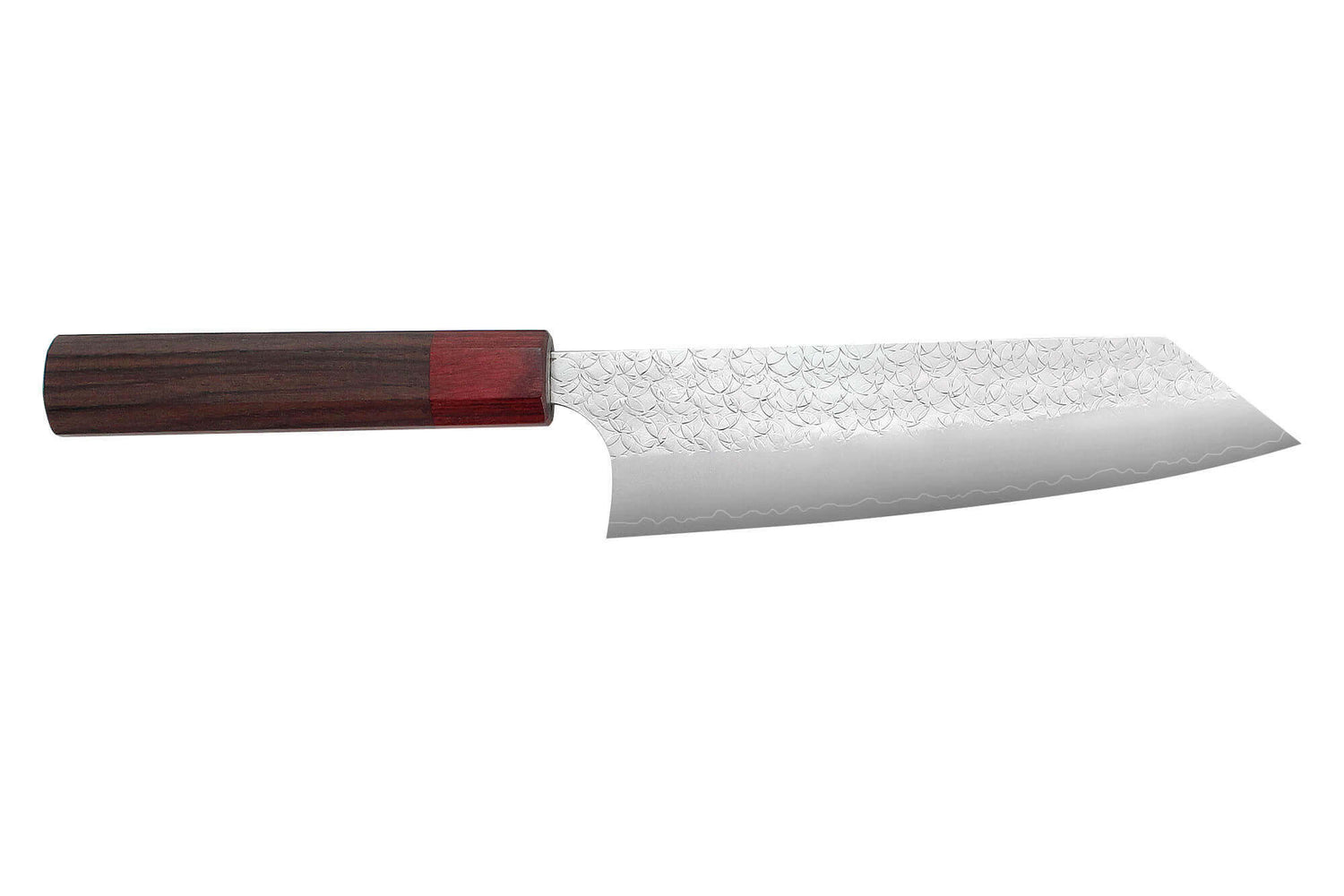 Couteau bunka japonais artisanal Yoshimi Kato Minamo SG2 Tsuchime 17cm