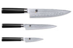 Coffret 3 couteaux japonais Kai Shun Damas