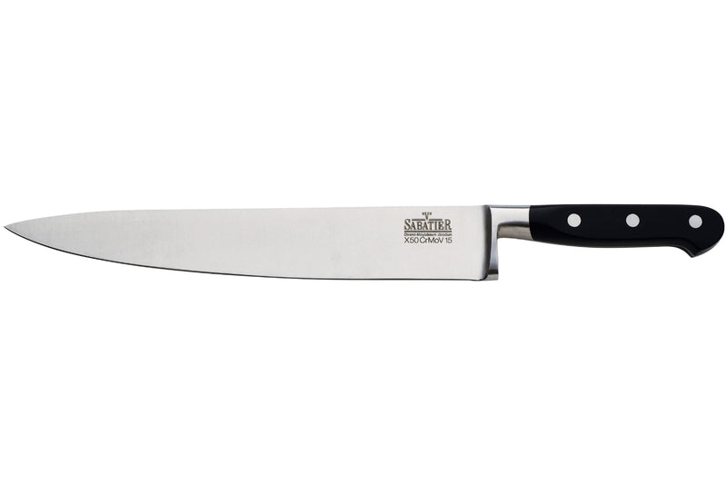 Couteau de Chef V. Sabatier lame inox 25cm manche ABS