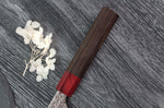 Couteau de chef japonais artisanal Yoshimi Kato Minamo SG2 Tsuchime 21cm
