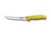 Couteau à désosser Victorinox 5.6508.15 lame renversée 15cm manche fibrox jaune