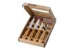 Coffret 4 couteaux Opinel Les Essentiels manche hêtre