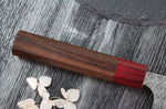 Couteau nakiri japonais artisanal Yoshimi Kato Minamo SG2 Tsuchime 16cm