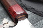 Couteau bunka japonais artisanal Yoshimi Kato Minamo SG2 Tsuchime 17cm