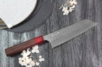 Couteau bunka japonais artisanal Yoshimi Kato Minamo SG2 Tsuchime 17cm