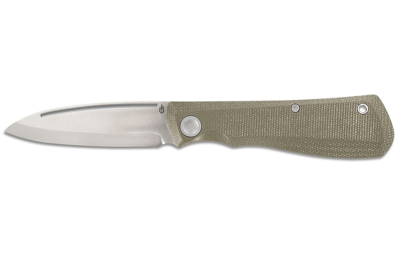 Couteau pliant Gerber Mansfield GE001910 manche en micarta olive 10,8cm